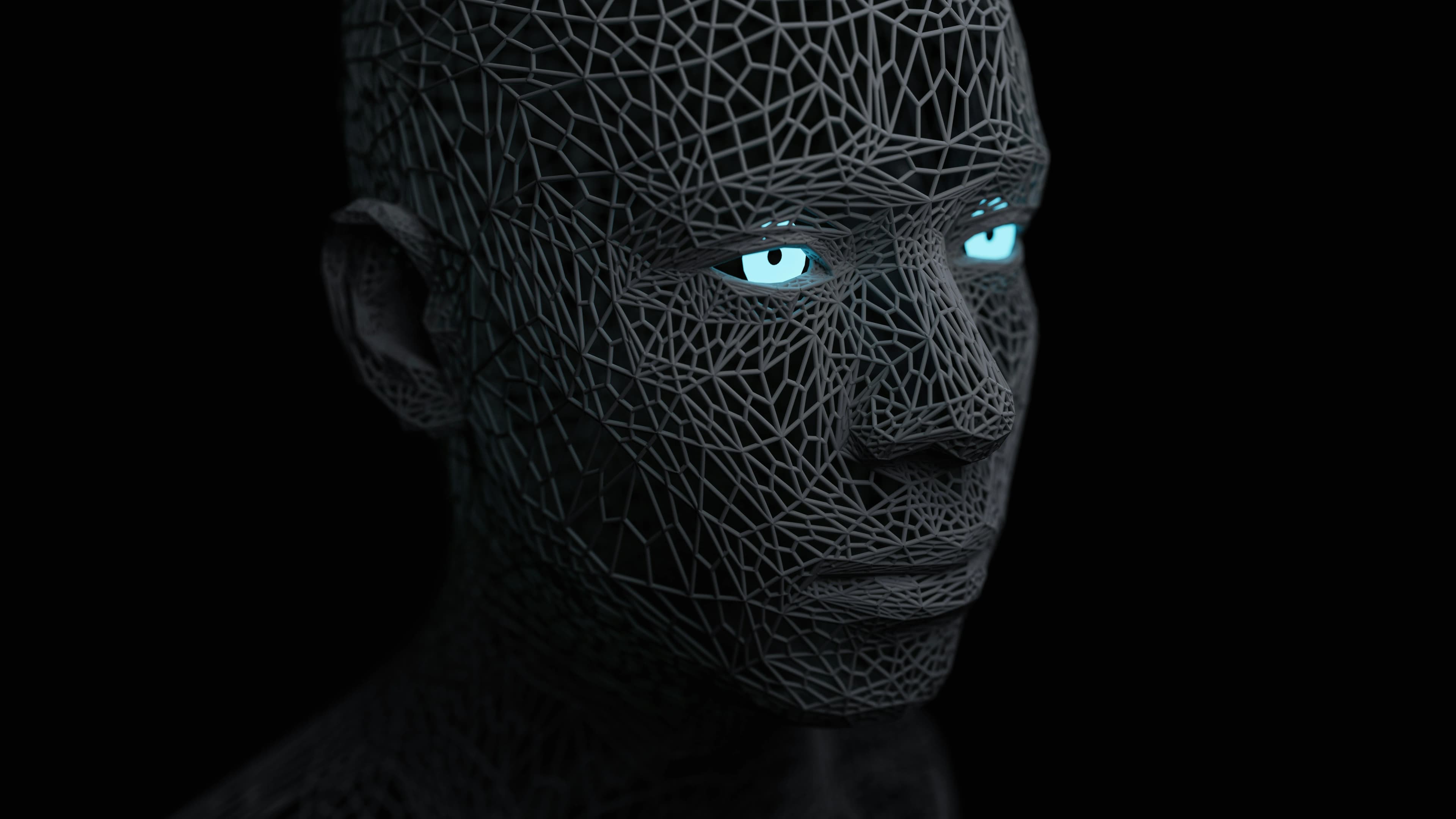 Person with light circle